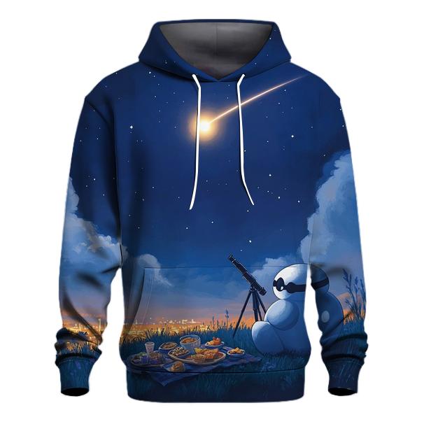 Baymax Comet Chasing Picnic Disney Inspired zip-up hoodies