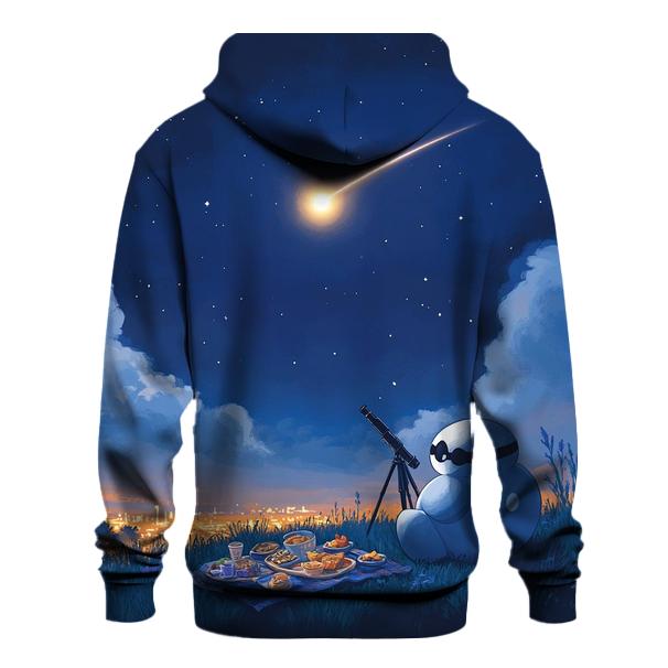 Baymax Comet Chasing Picnic Disney Inspired zip-up hoodies