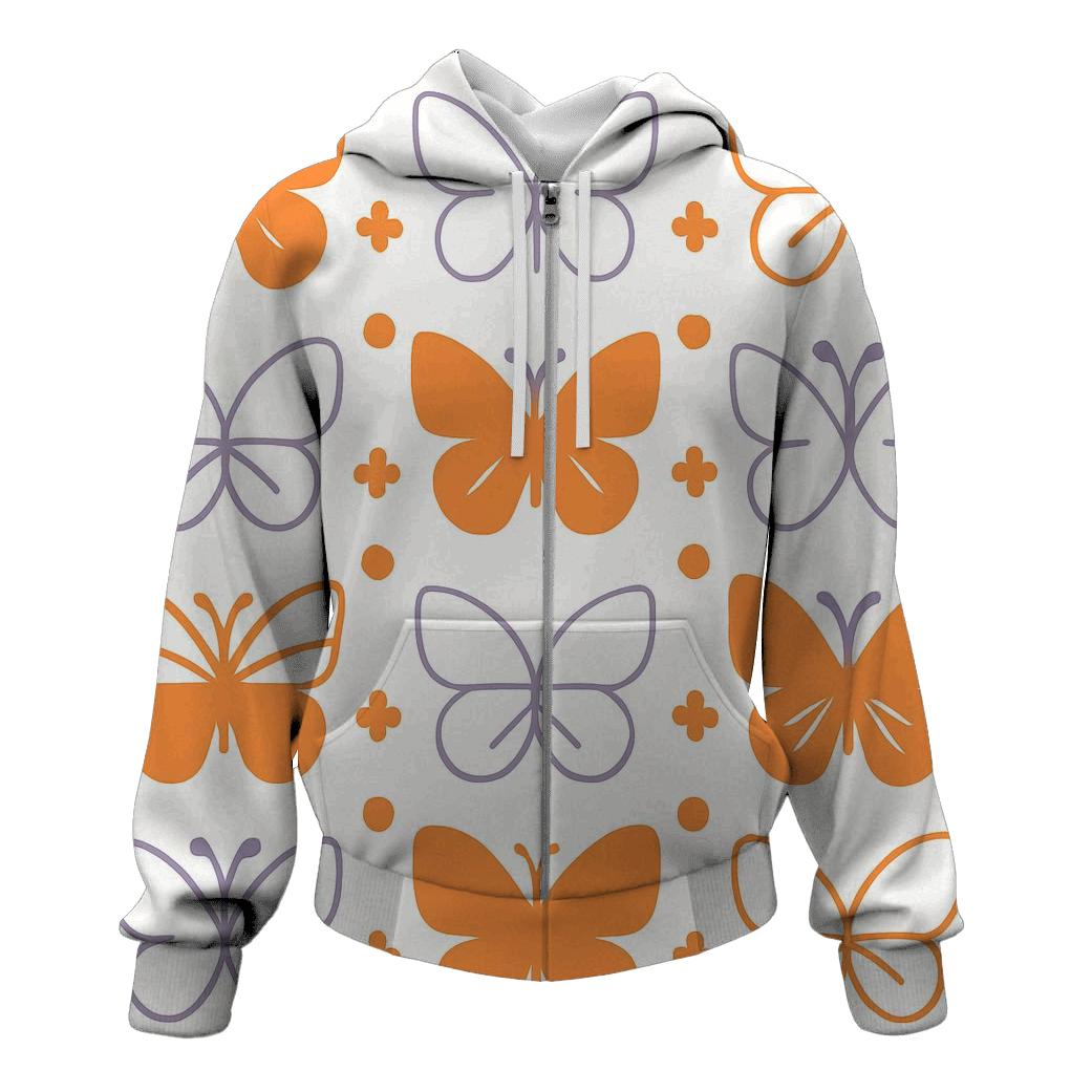 Minimal Wing Silhouette Lattice On White hoodie trends