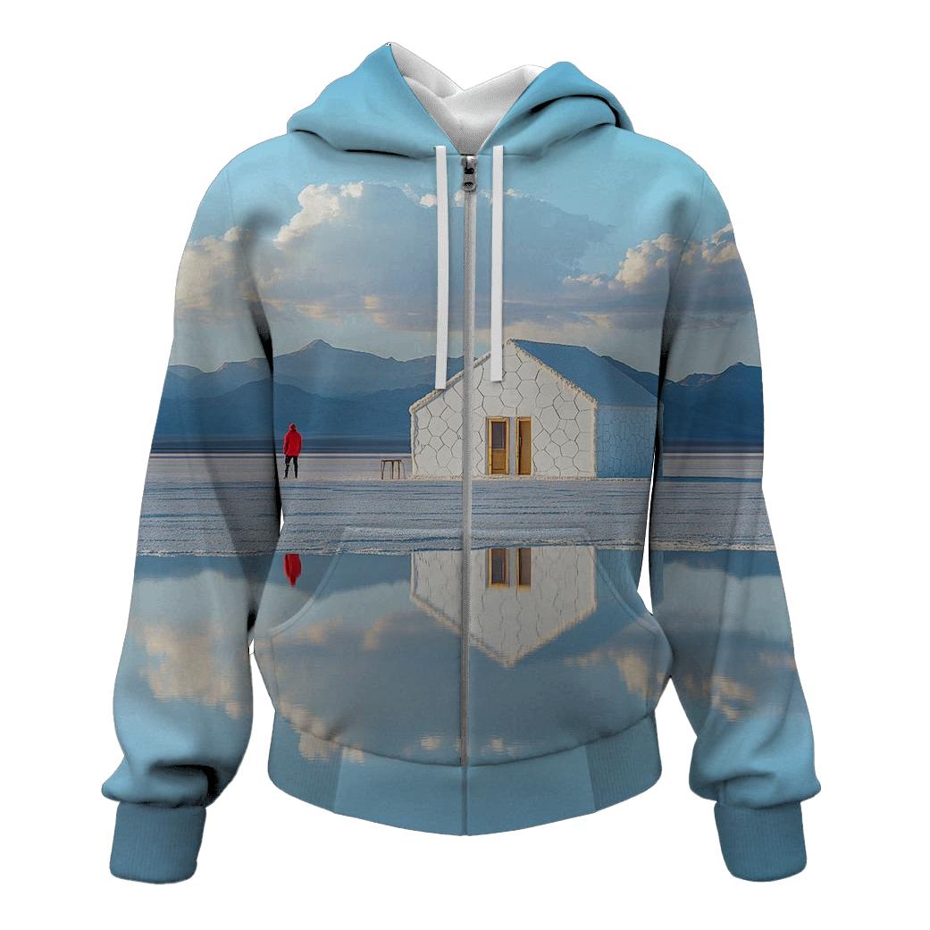 Salar De Uyuni - Uyuni zip-up hoodies