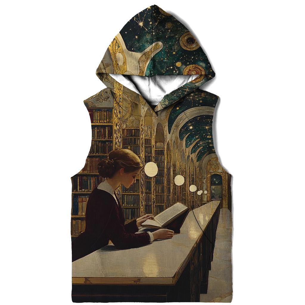 Gustav Klimt Inspired Celestial Library Evening hoodie styles
