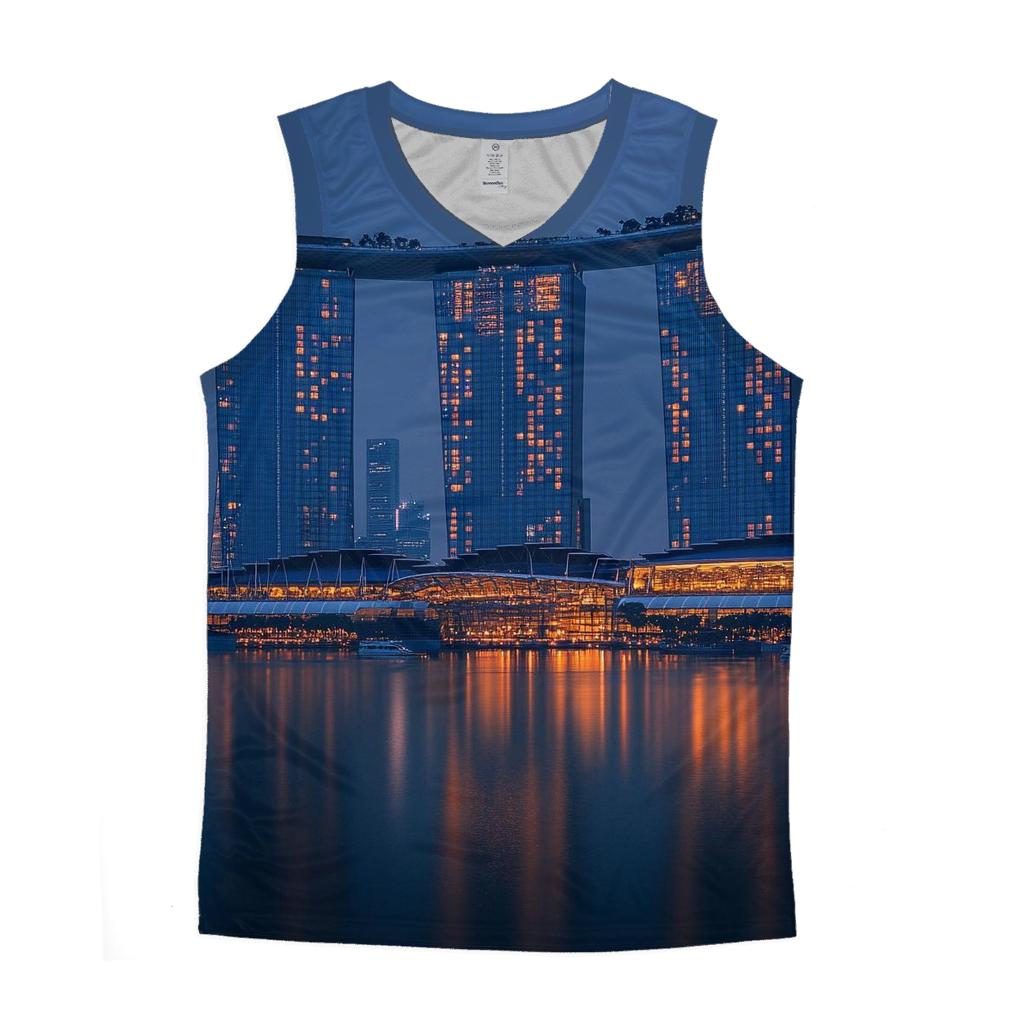 Marina Bay Sands SkyPark - Singapore cotton sleeveless tops