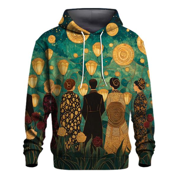 Gustav Klimt Inspired Aurora Garden Festival hoodies fashion
