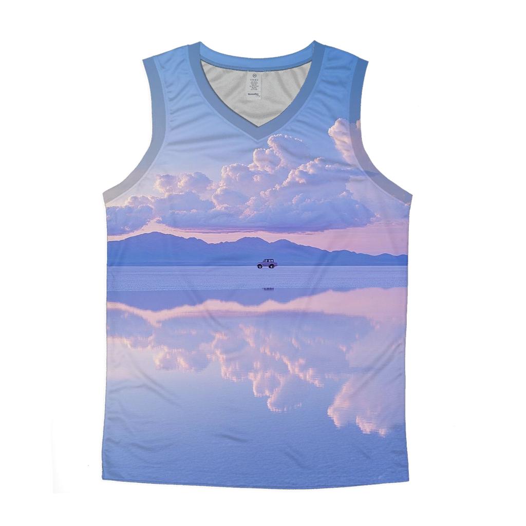 Salar De Uyuni Salt Flats - Uyuni cotton sleeveless tops