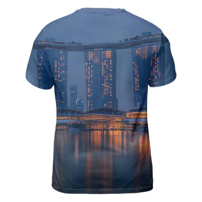 Marina Bay Sands SkyPark - Singapore unique graphic print tees