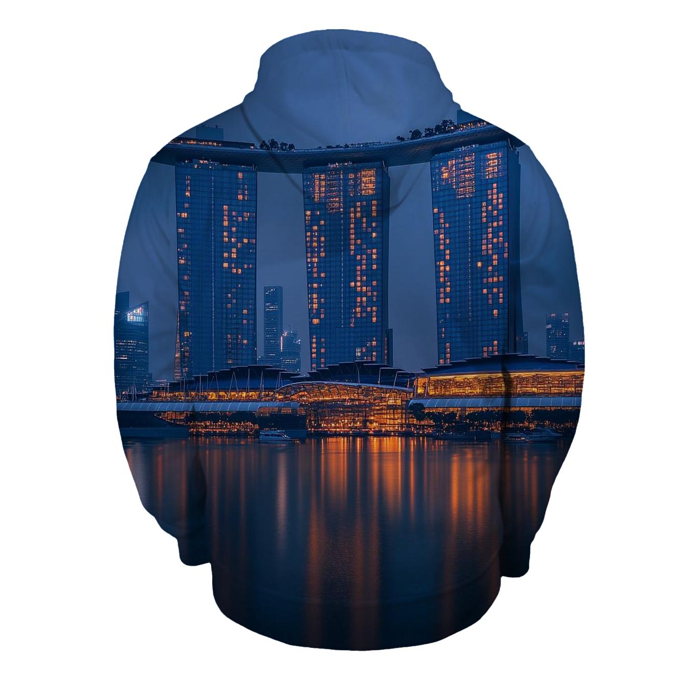 Marina Bay Sands SkyPark - Singapore embroidered hoodies