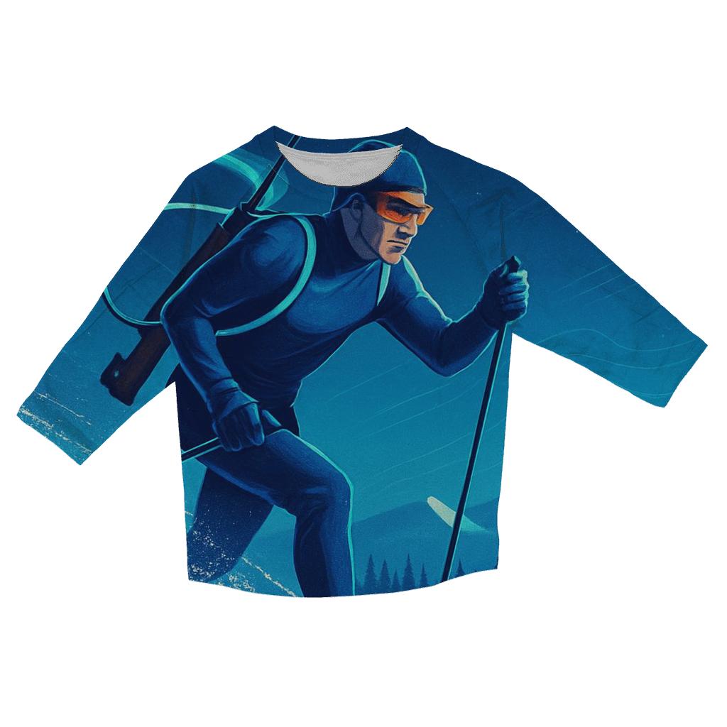 Aurora Biathlon Pursuit personalized 3/4 sleeve tees