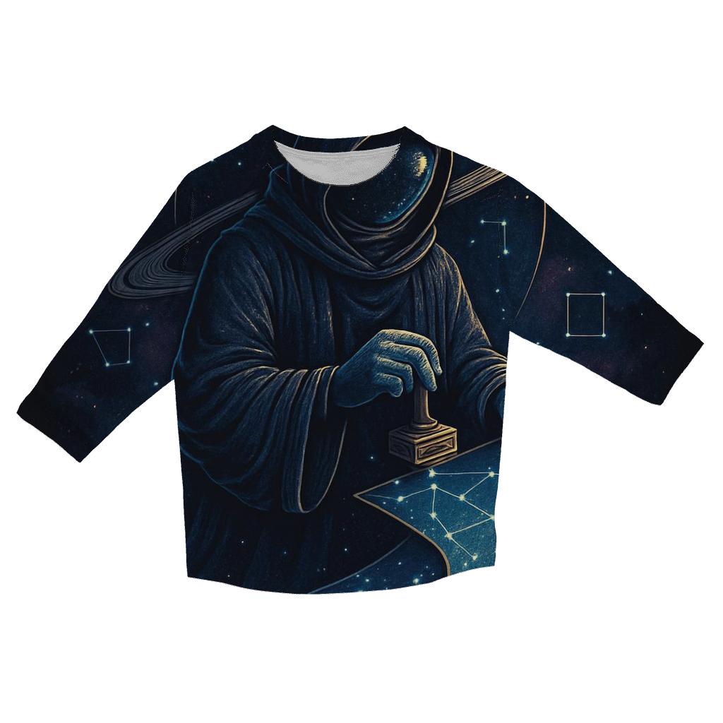 The Comet Librarian Of Midnight Orbit custom 3/4 sleeve shirts