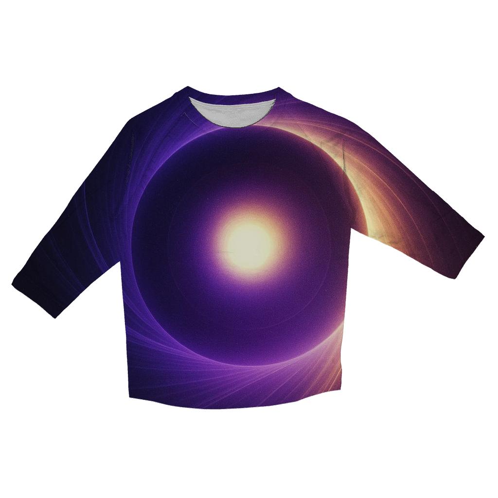 Solar Wind Halo Gradient cotton quarter sleeve shirts