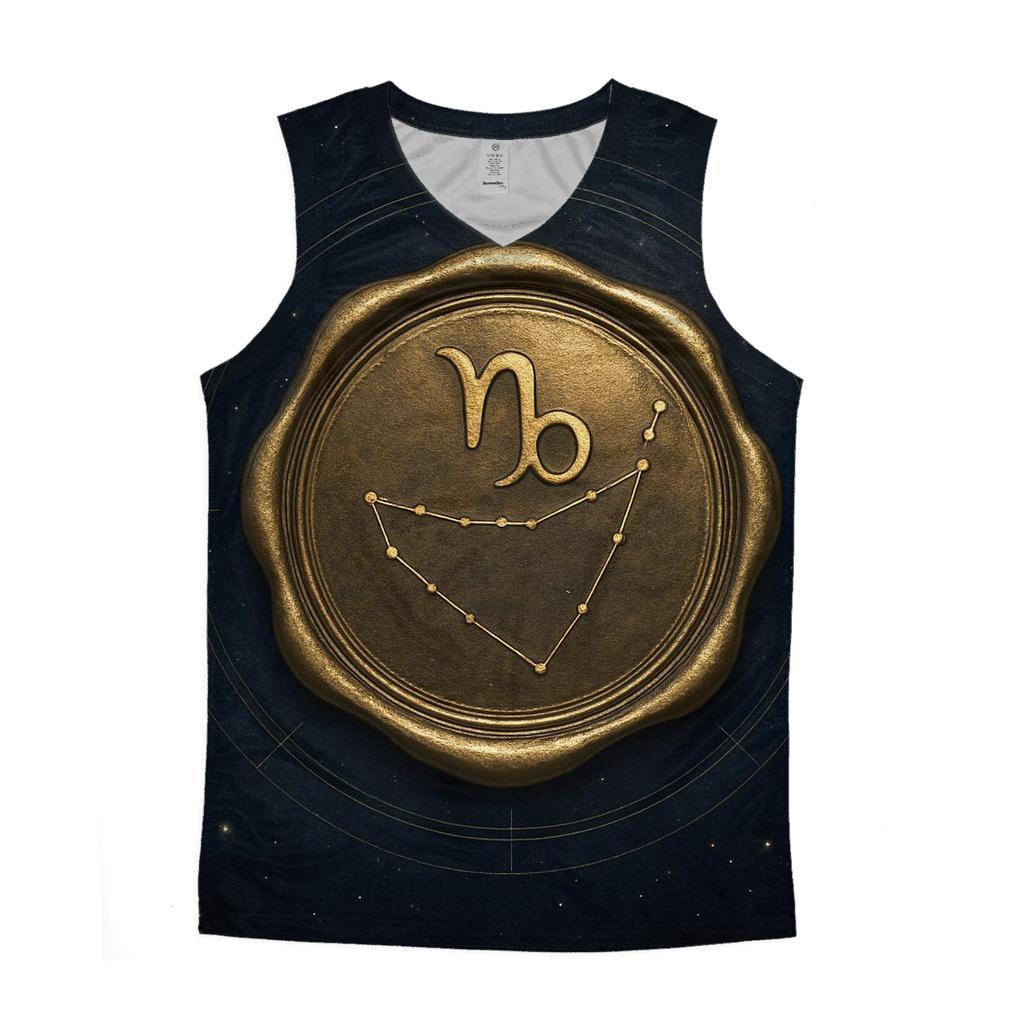Saturn Return Capricorn Constellation Seal stylish racerback tanks