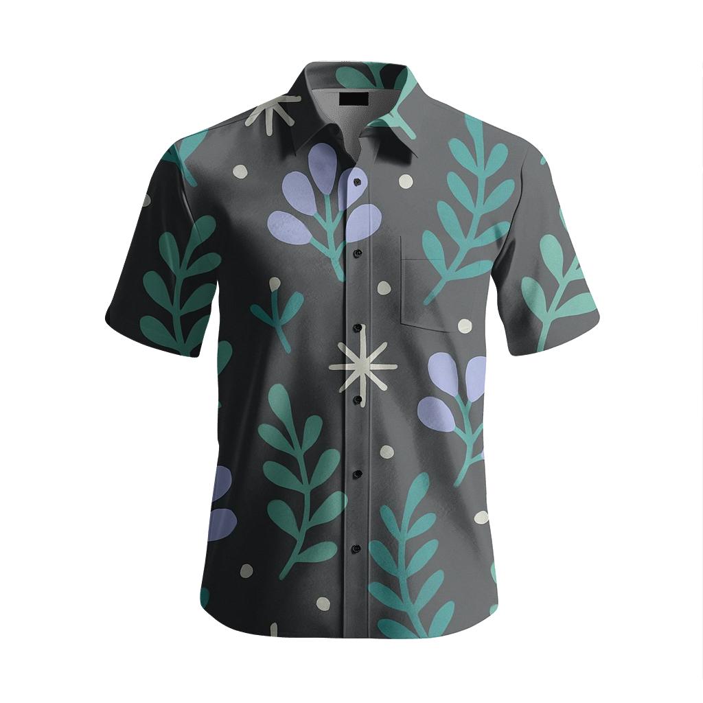 Aurora Botanical Trellis Scatter premium embroidered apparel