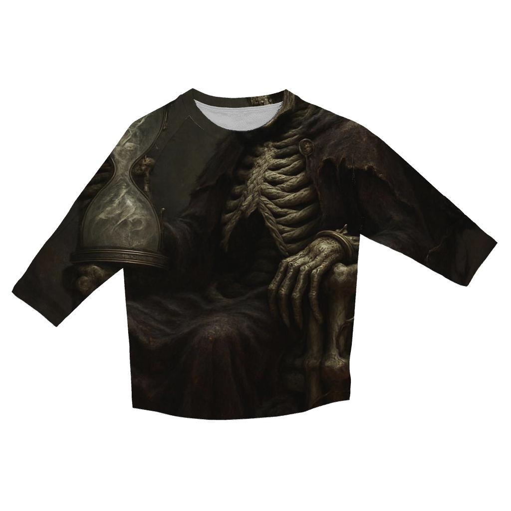 Hourglass Throne Of The Bone Sovereign trendy 3/4 sleeve tops