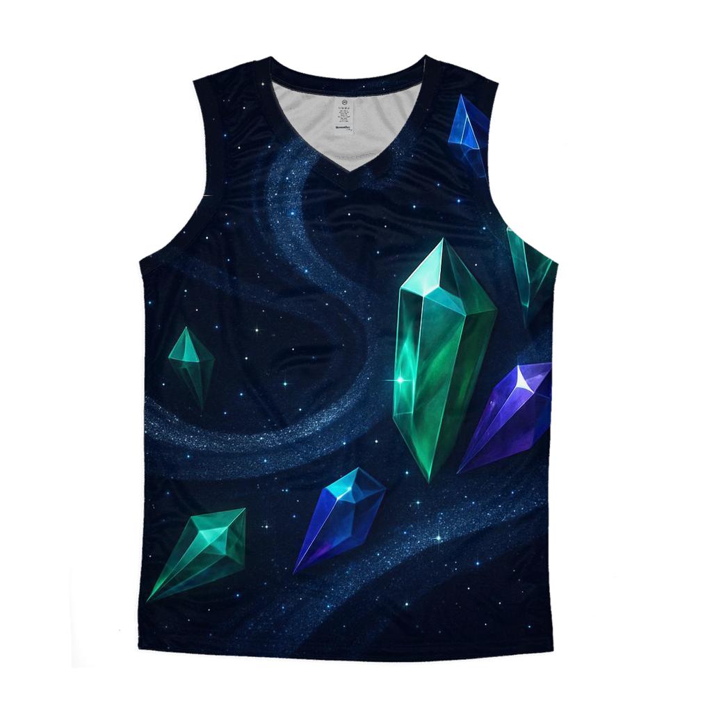 Midnight Prism Tides cotton sleeveless tops