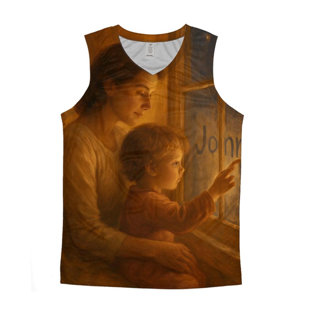 Where Your Name Begins A Mothers Quiet Calling graphic print tank tops
