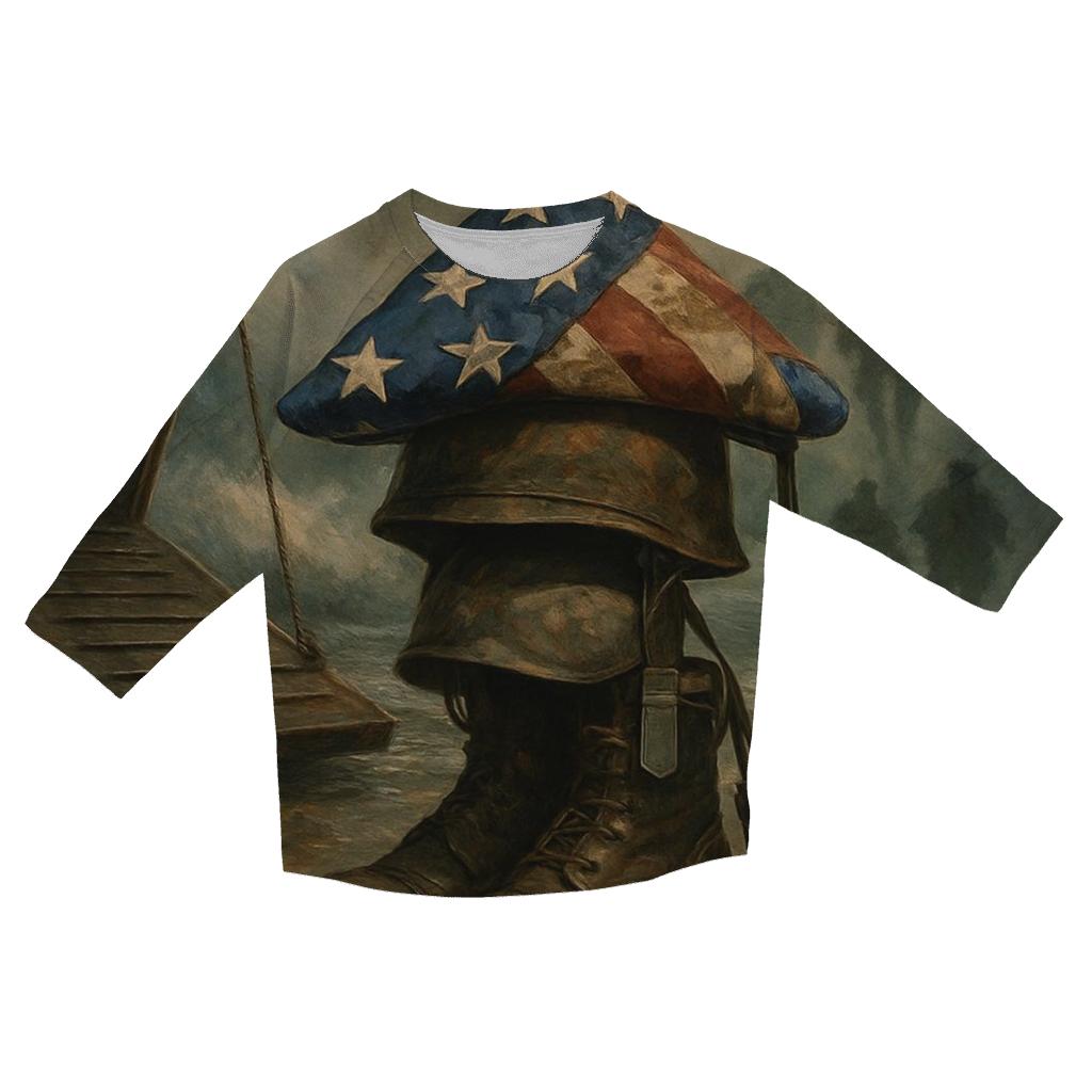 Tide Of Honor On The Iron Shore fashion 3/4 sleeve shirts