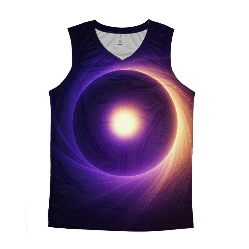 Solar Wind Halo Gradient sports performance tank tops