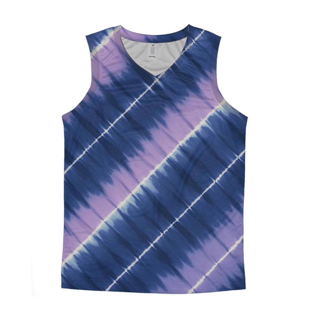 Arashi Nebula Diagonal Pole Wrap personalized athletic tanks