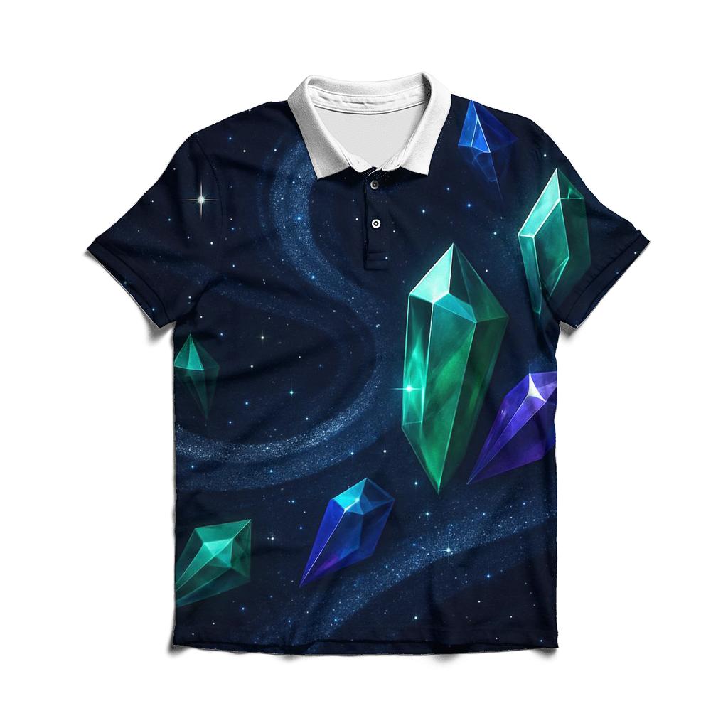 Midnight Prism Tides designer slim fit polos