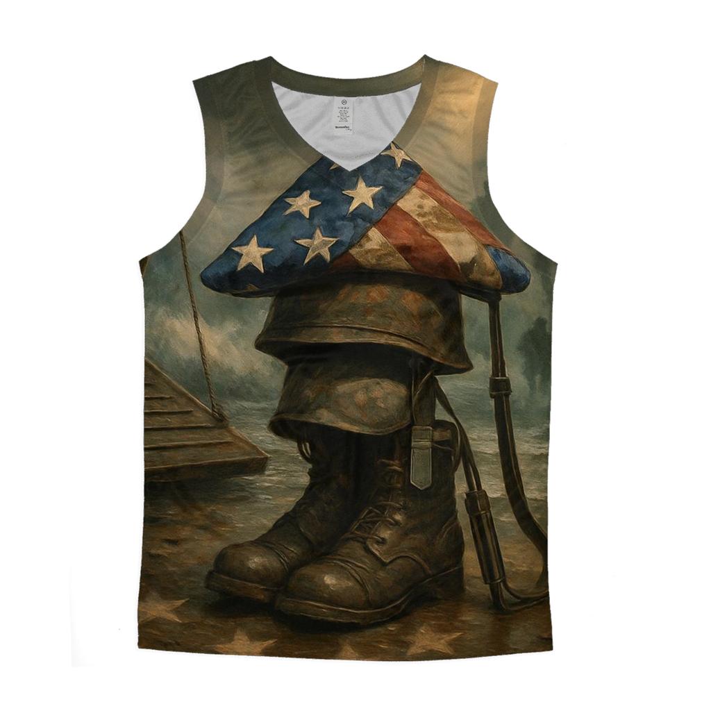 Tide Of Honor On The Iron Shore stylish racerback tanks