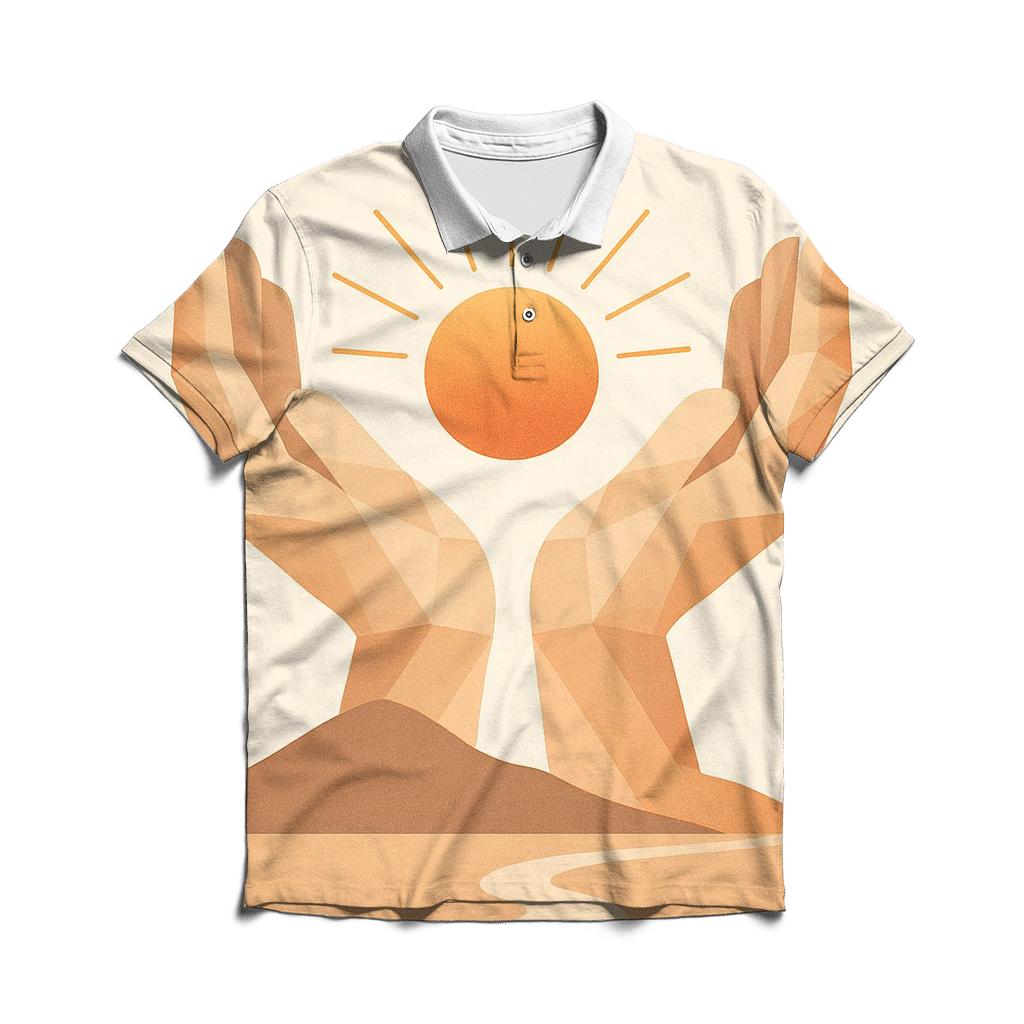 Hands Of Horizon premium cotton polo shirts