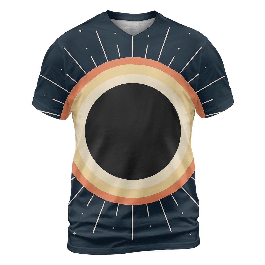 Eclipse Corona Lacework vibrant all-over design tees