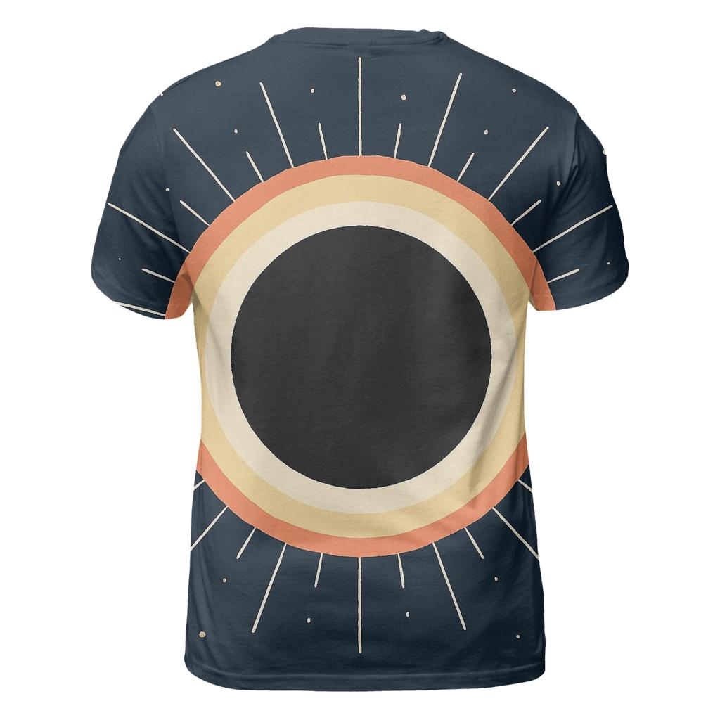 Eclipse Corona Lacework vibrant all-over design tees