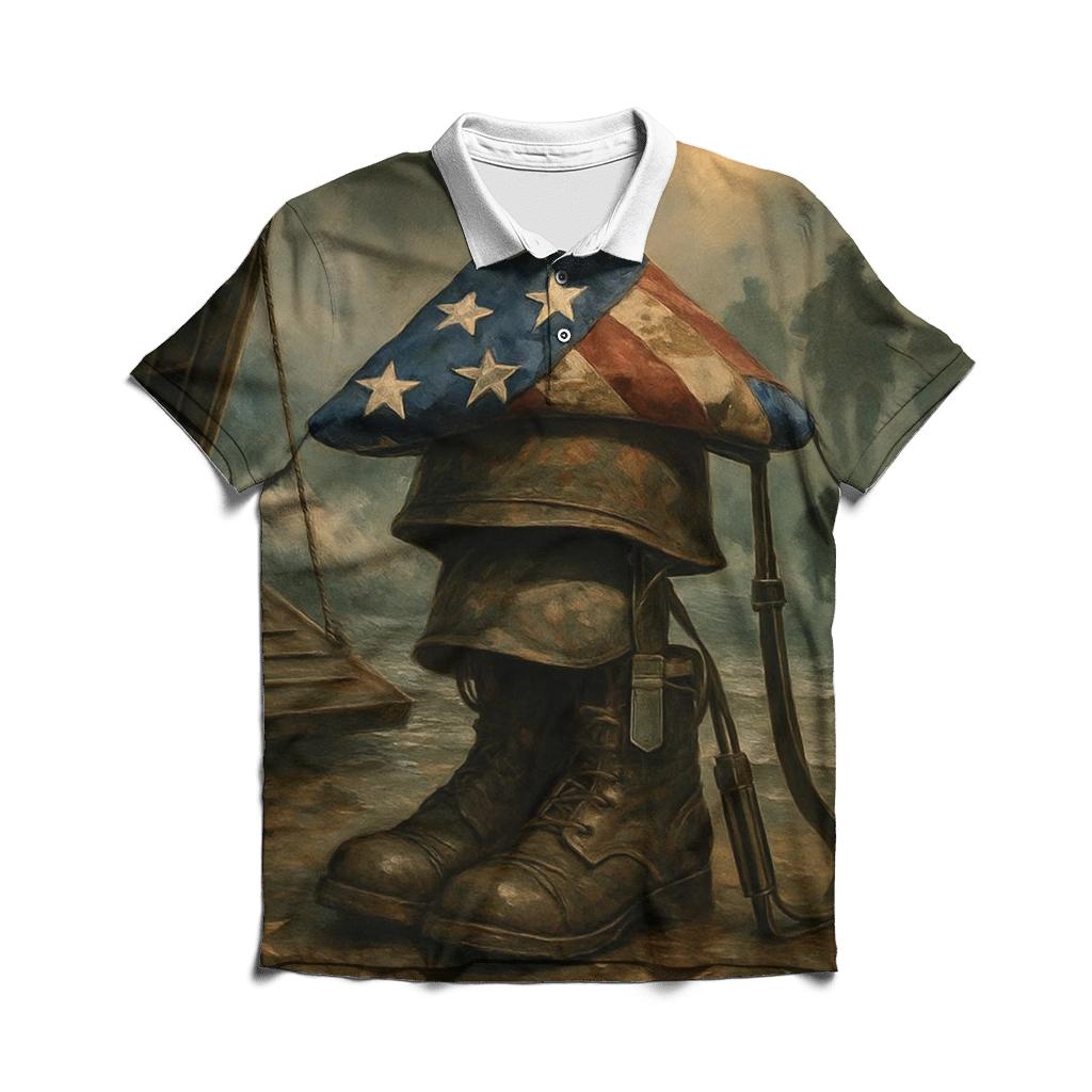 Tide Of Honor On The Iron Shore designer slim fit polos