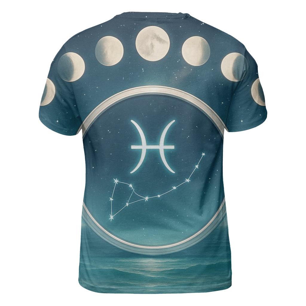 Pisces Moon Tide Mirror Portal custom all-over print shirts