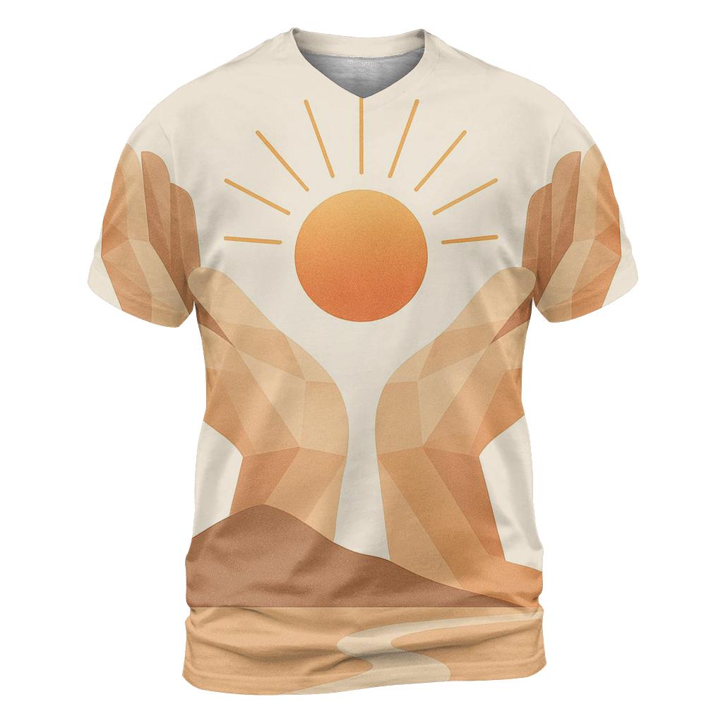 Hands Of Horizon unique graphic print tees