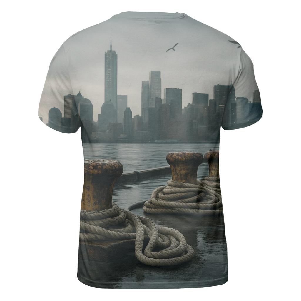 Red Hook Working Waterfront Looking To Lower Manhattan vibrant all-over design tees