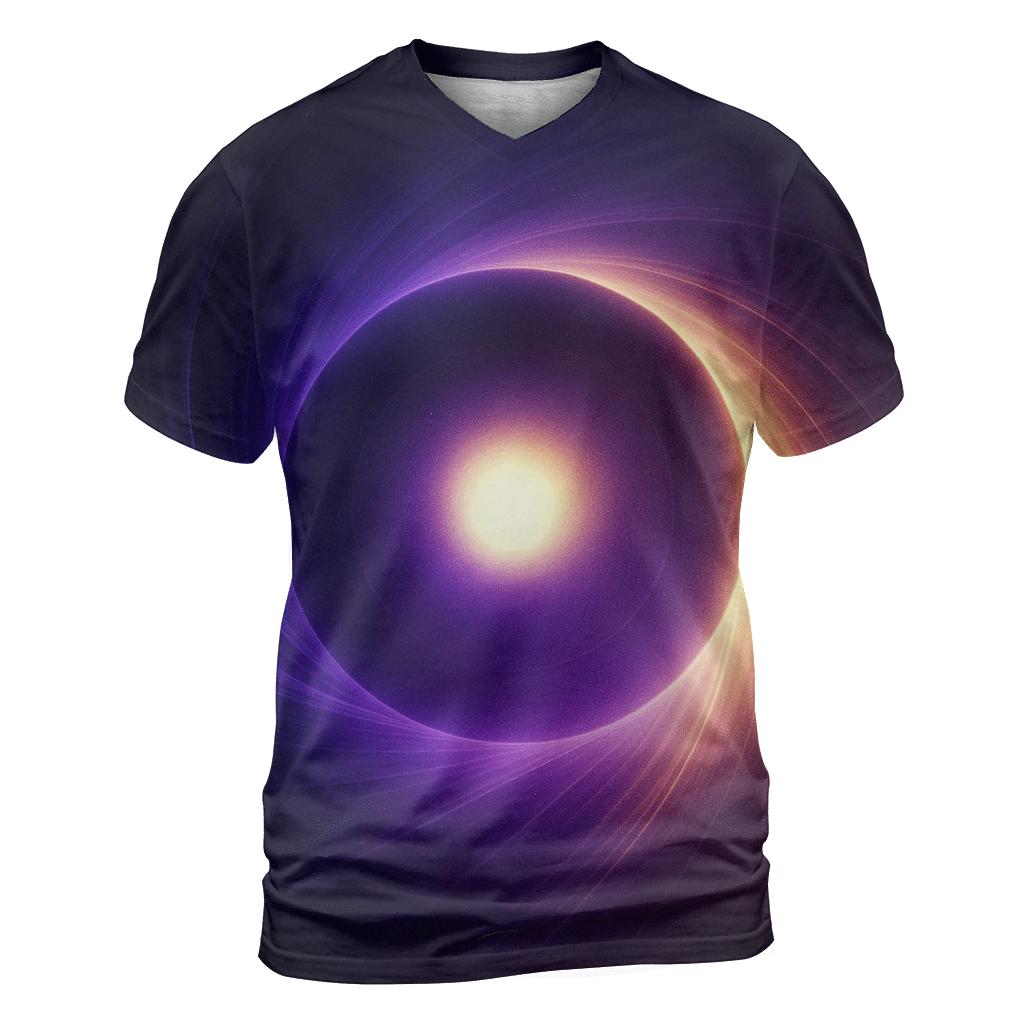 Solar Wind Halo Gradient personalized full print shirts