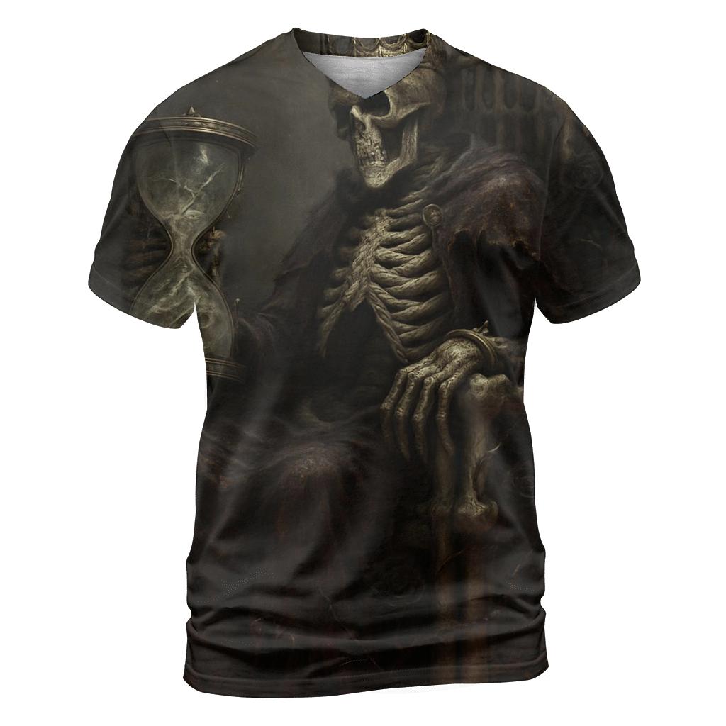 Hourglass Throne Of The Bone Sovereign trendy printed shirt styles