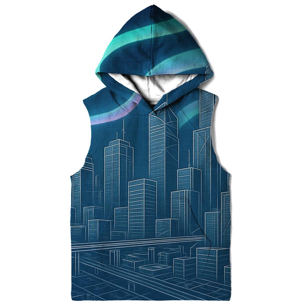 Aurora Blueprint City pullover hoodies