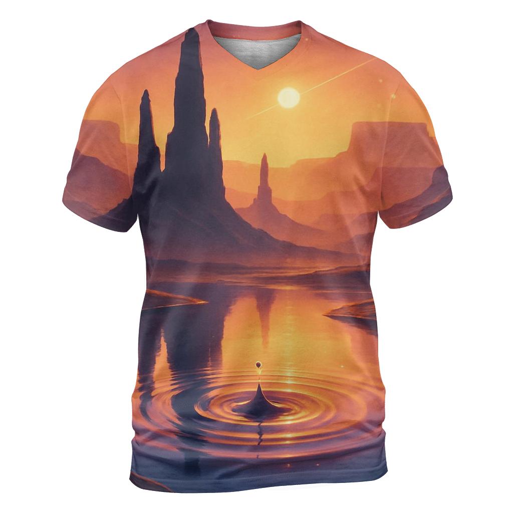 Canyon Glass Sunset Mirage personalized full print shirts