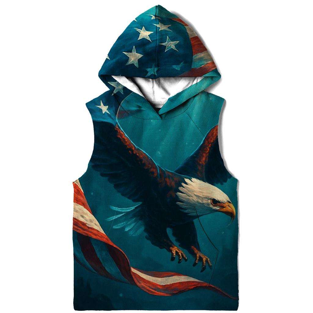 Liberty Reef Flag Surge zip-up hoodies