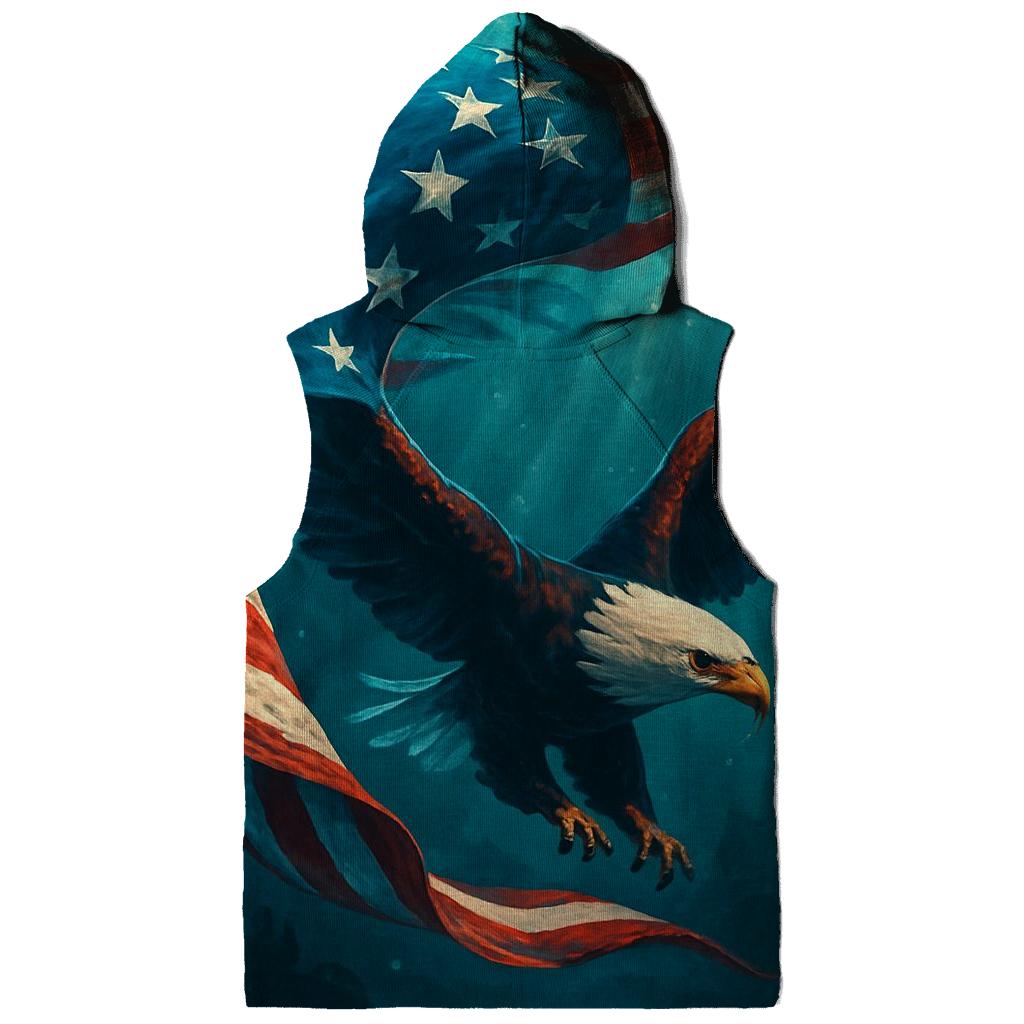 Liberty Reef Flag Surge zip-up hoodies