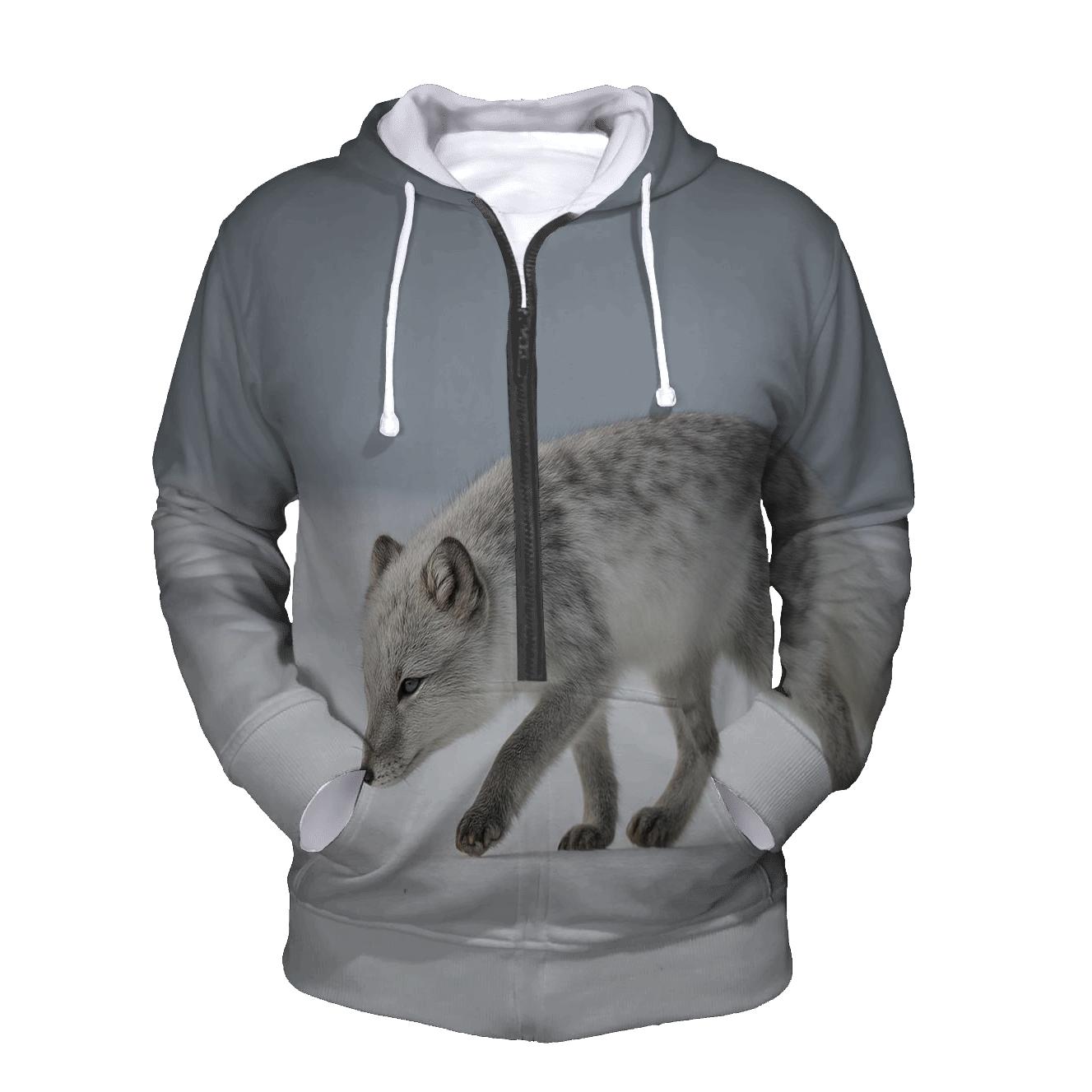Frostline Forager Arctic Fox pullover hoodies