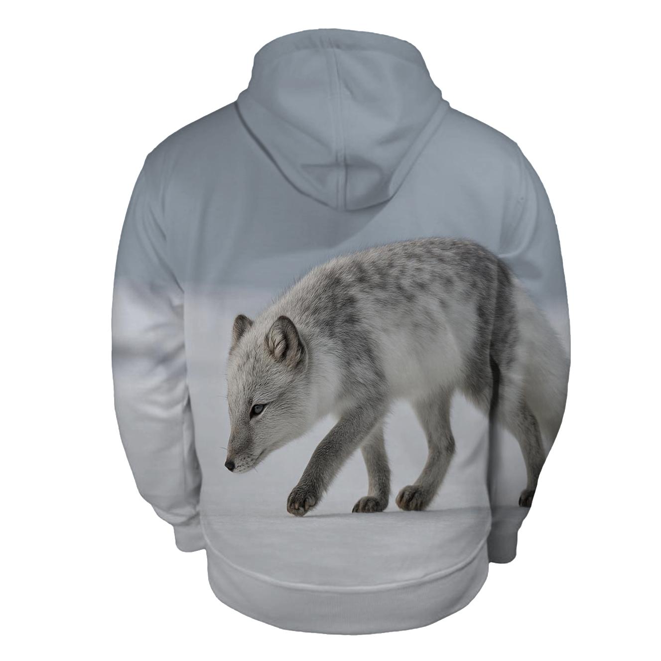 Frostline Forager Arctic Fox pullover hoodies