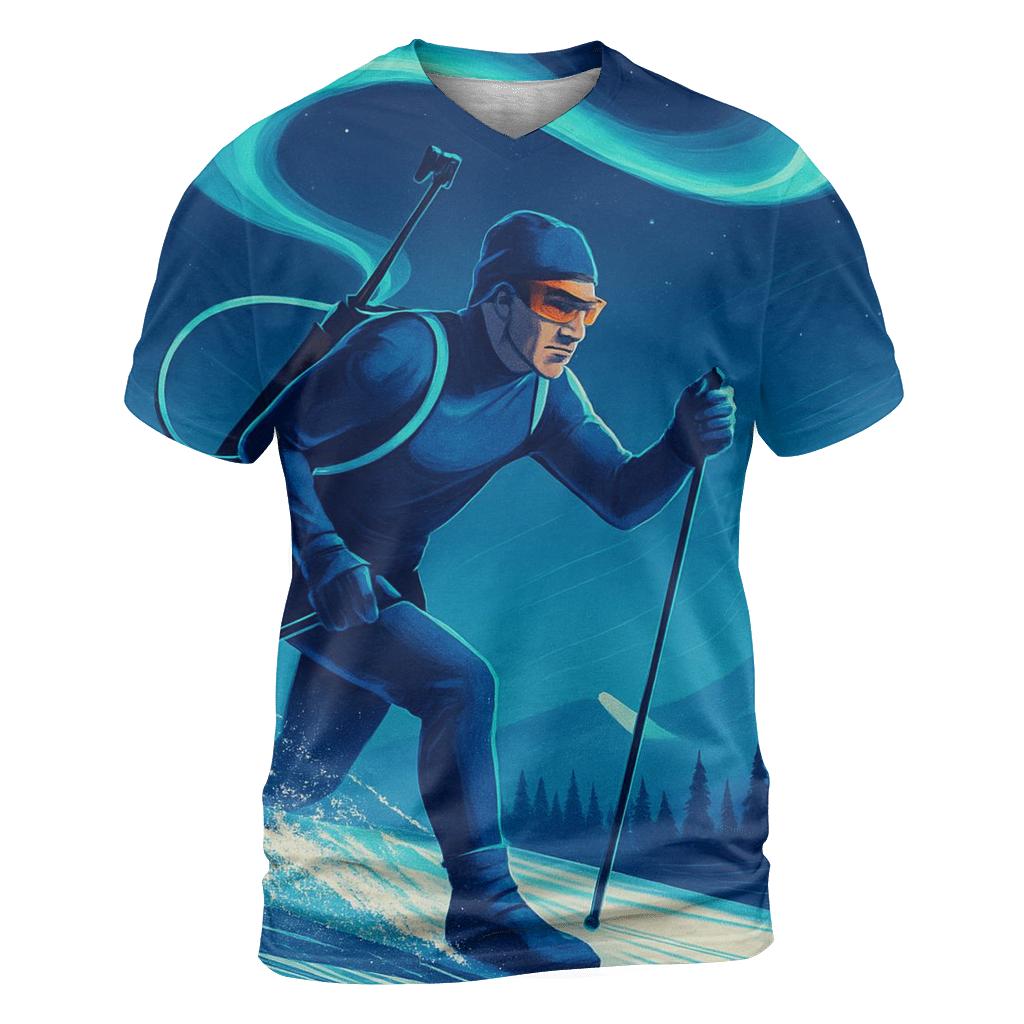 Aurora Biathlon Pursuit statement graphic shirts
