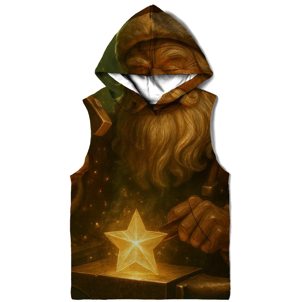 Clockwork Workshop Santa With Starlit Toy Forge lightweight hoodies
