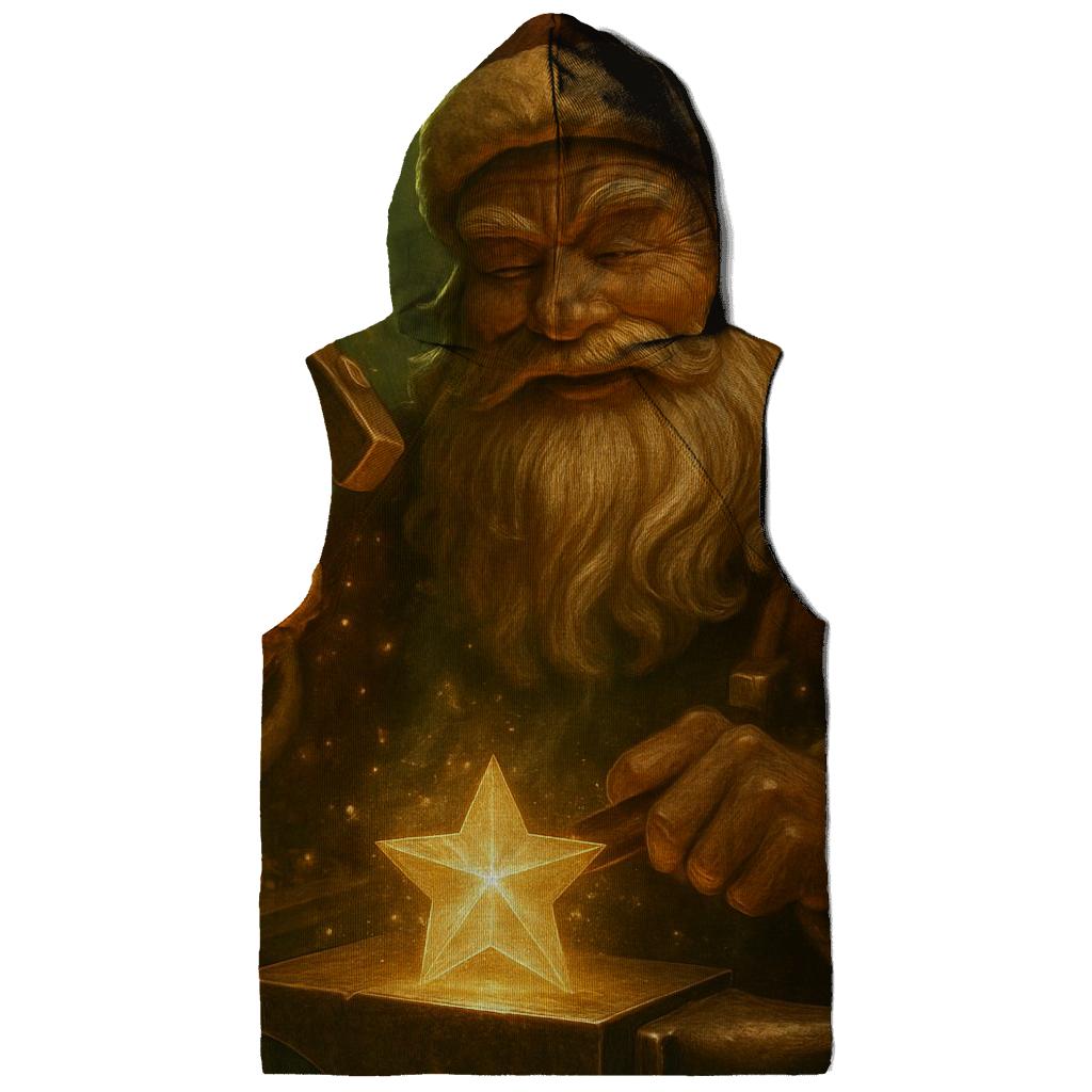 Clockwork Workshop Santa With Starlit Toy Forge lightweight hoodies