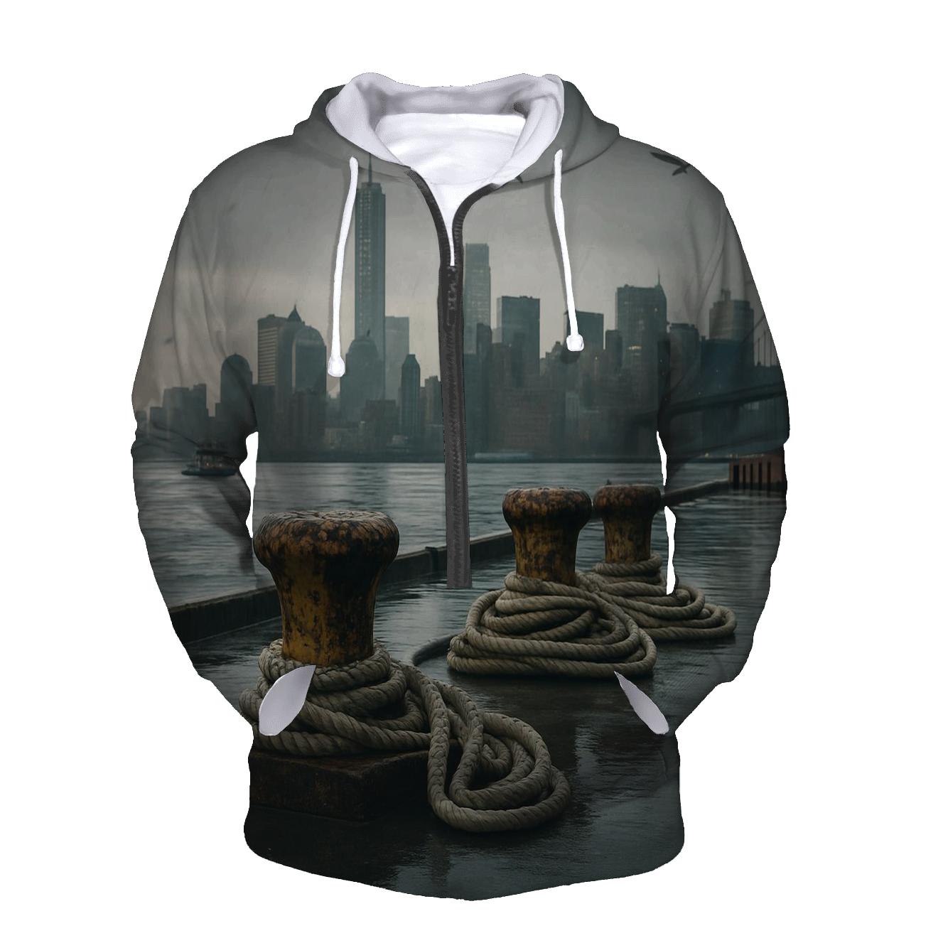 Red Hook Working Waterfront Looking To Lower Manhattan pullover hoodies