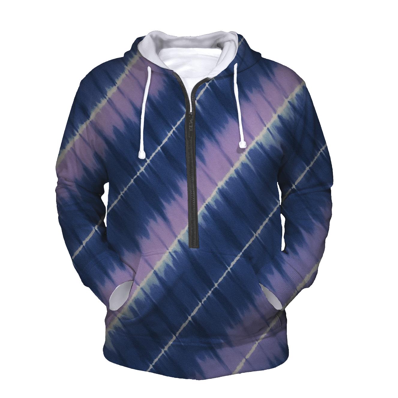 Arashi Nebula Diagonal Pole Wrap embroidered hoodies