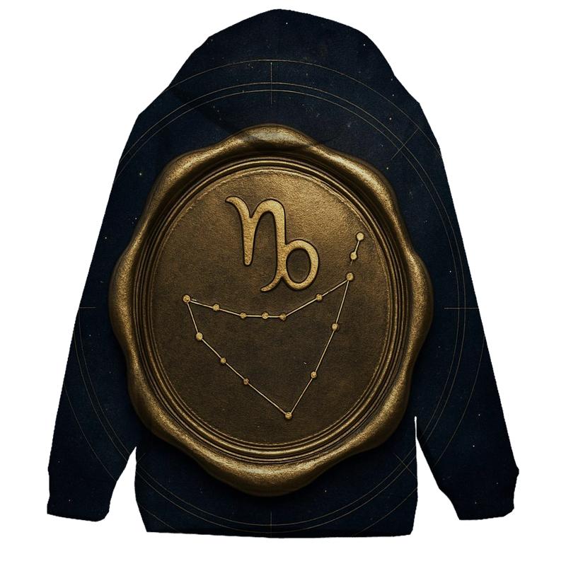 Saturn Return Capricorn Constellation Seal hoodie styles