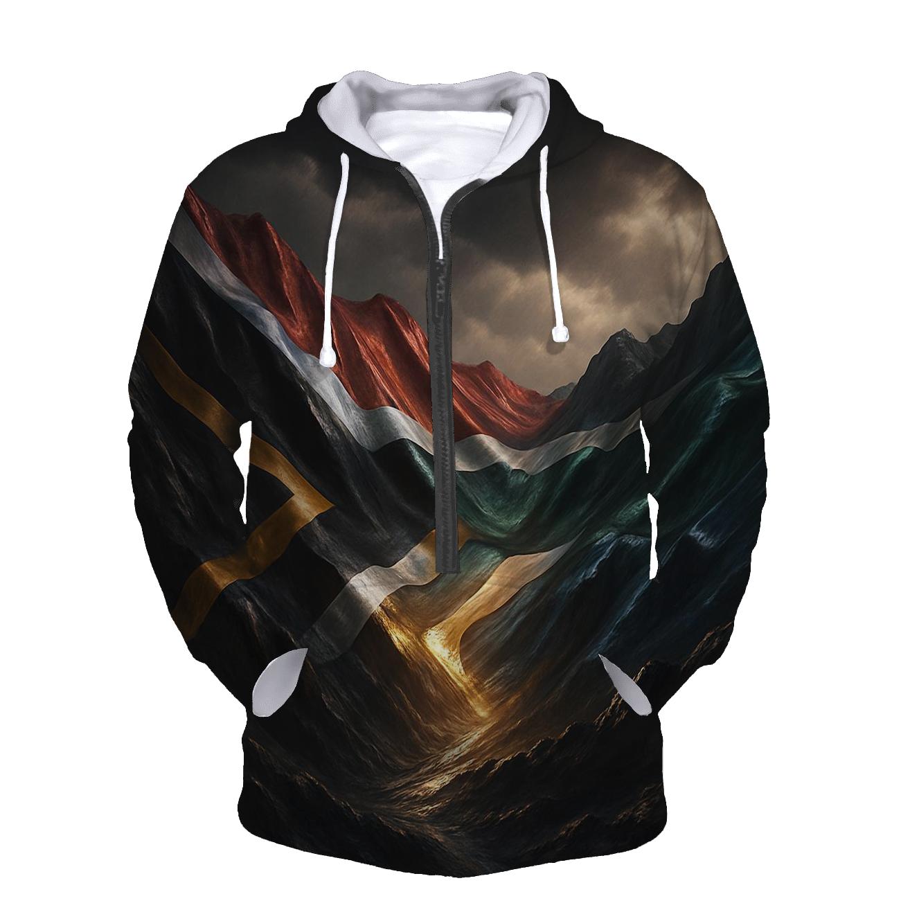 Metallic Horizon Weave South Africa graphic hoodies