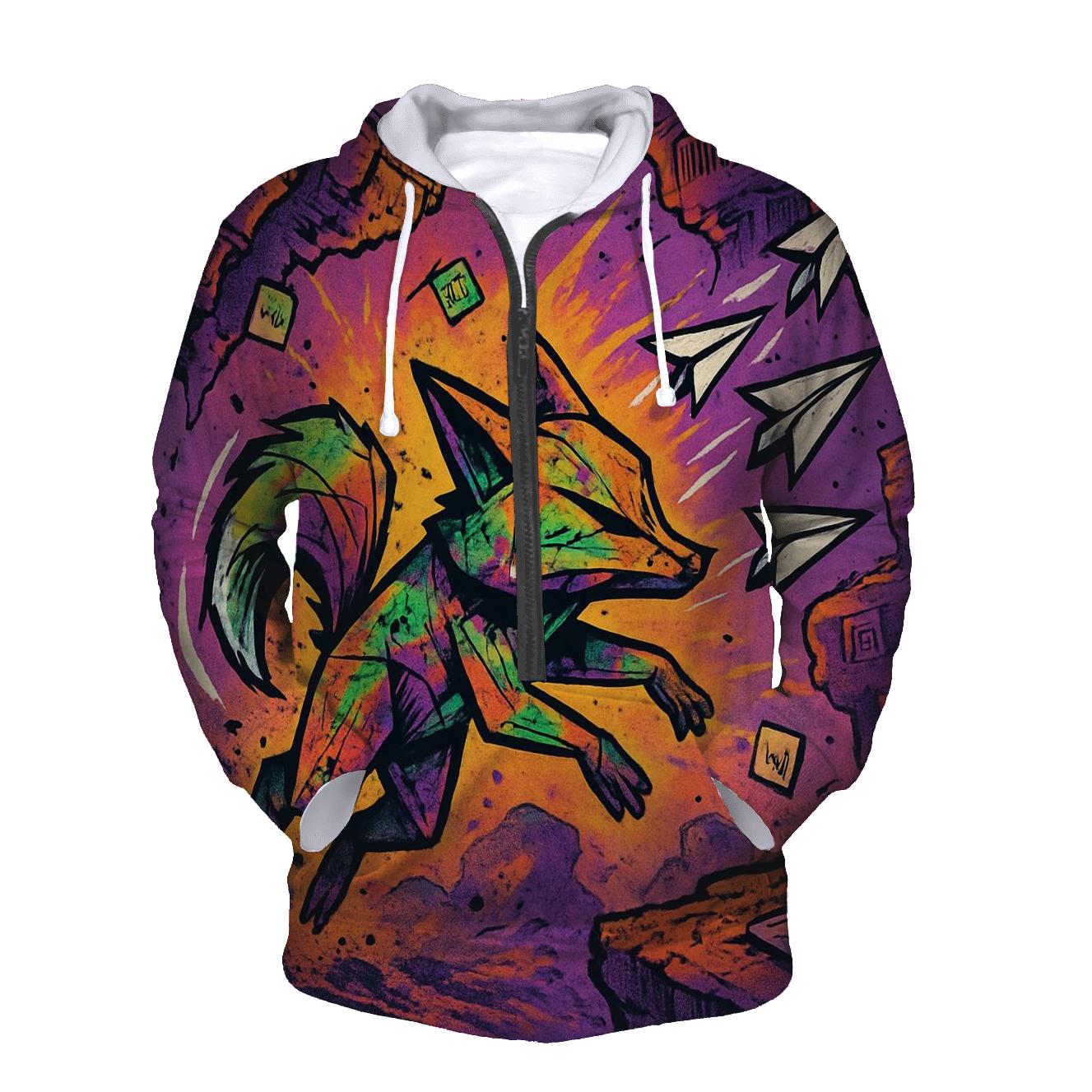 Canyon Of The Living Paper Planes printed hoodies