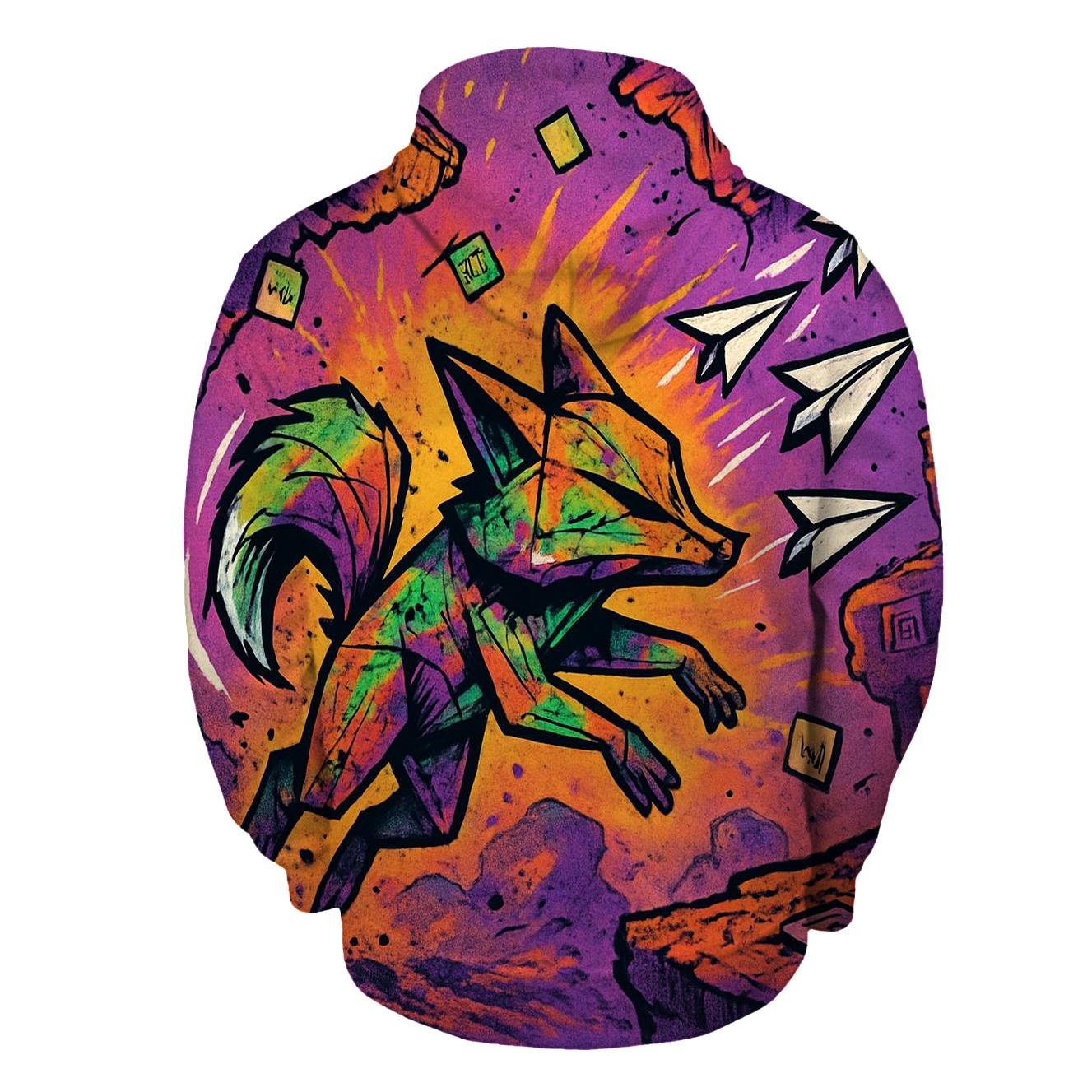 Canyon Of The Living Paper Planes printed hoodies