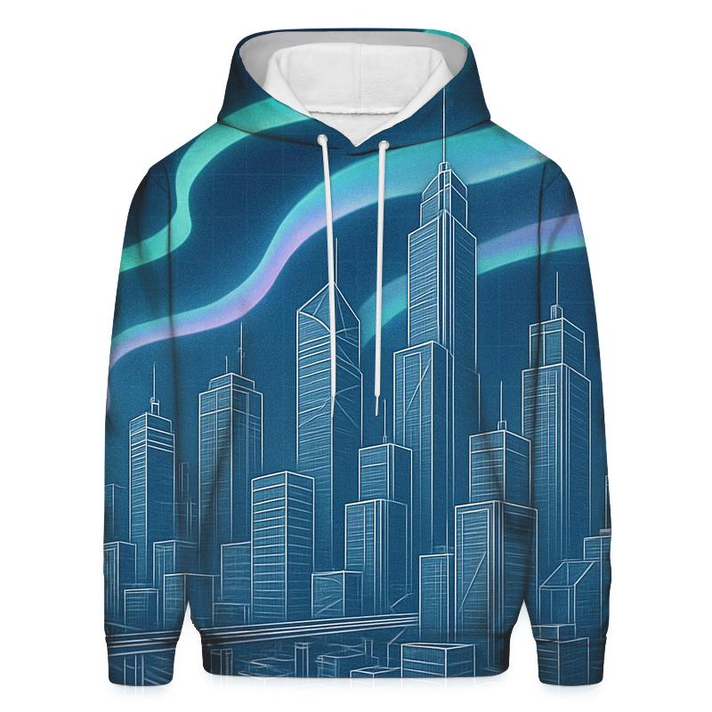 Aurora Blueprint City lightweight hoodies