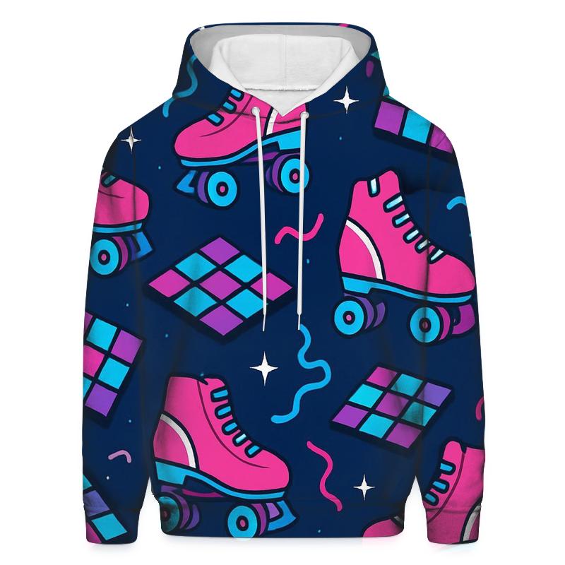 Roller Rink Neon Confetti hoodie styles