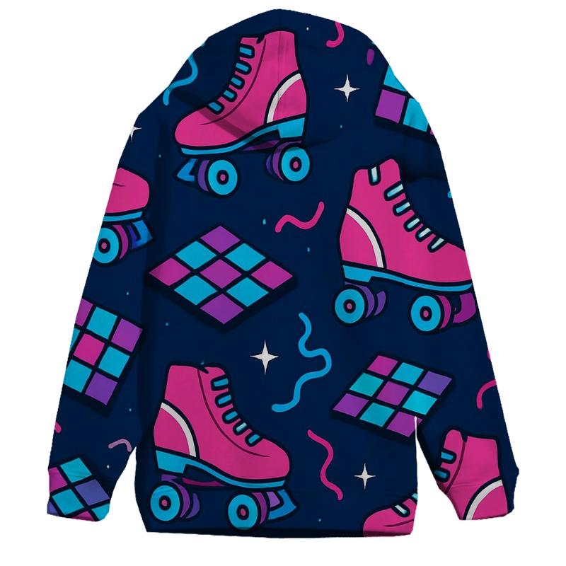 Roller Rink Neon Confetti hoodie styles